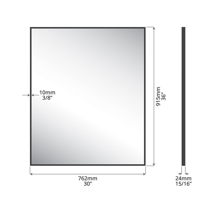 ICO Cove Non-Lit Mirror