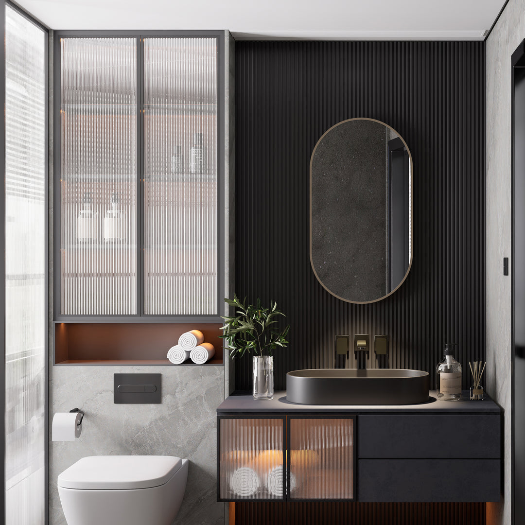 ICO Morgan Non-Lit Mirror Only Towel Warmers