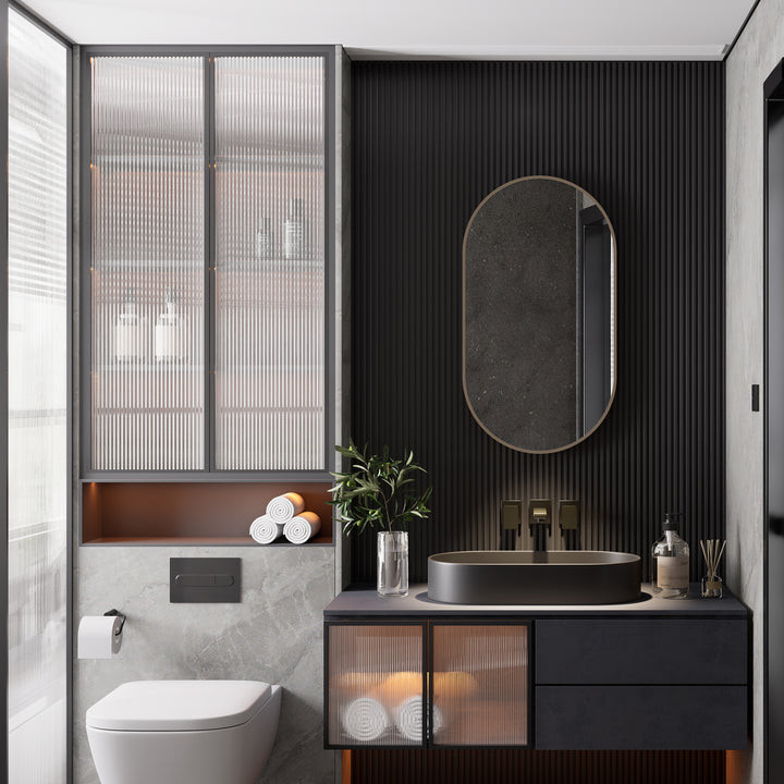 ICO Morgan Non-Lit Mirror Only Towel Warmers