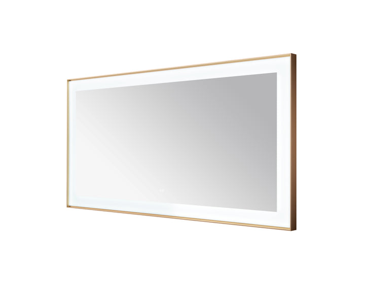 Aquadom Lexington 72"x36" LED Lighted Slim Frame Mirror with Defogger