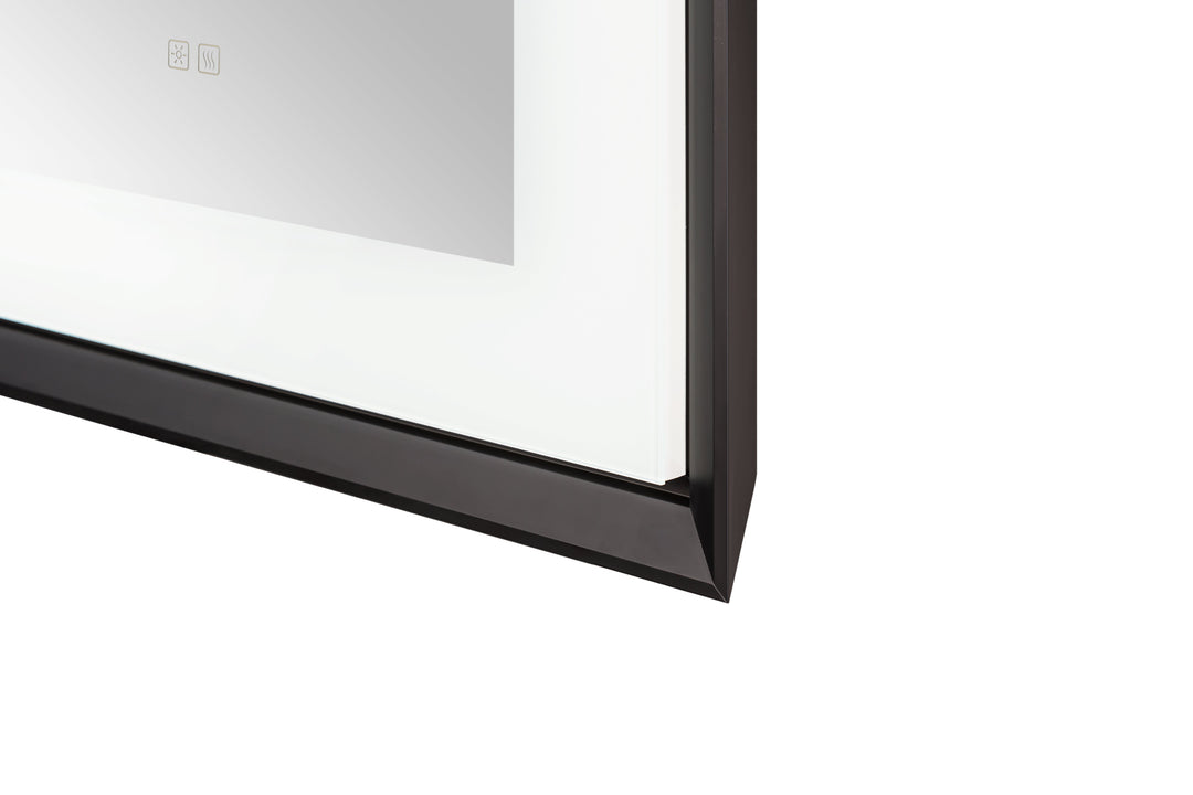Aquadom Madison 24"x36" LED Lighted Chamfer Frame Mirror with Defogger