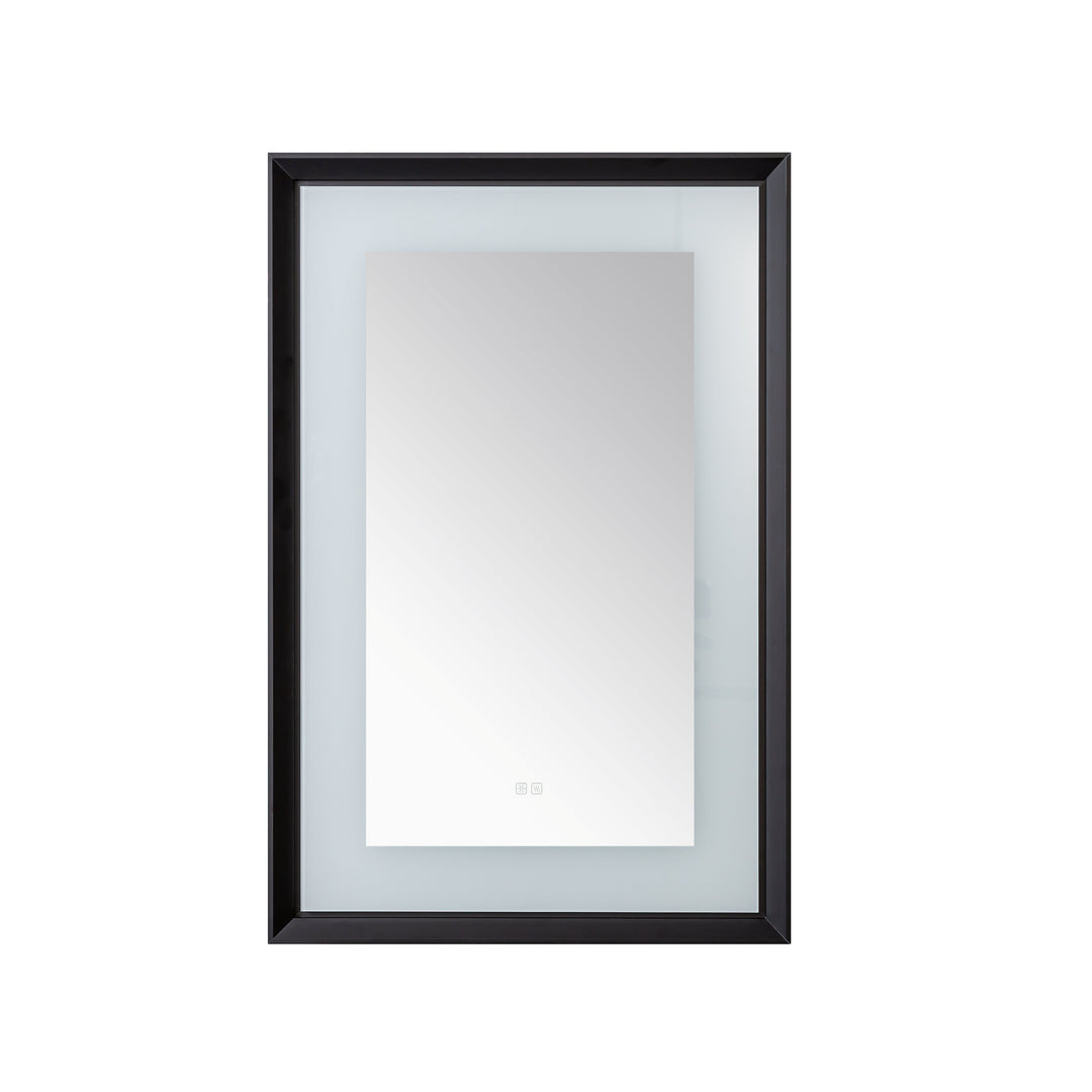 Aquadom Madison 24"x36" LED Lighted Chamfer Frame Mirror with Defogger