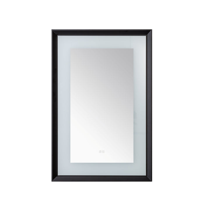 Aquadom Madison 24"x36" LED Lighted Chamfer Frame Mirror with Defogger