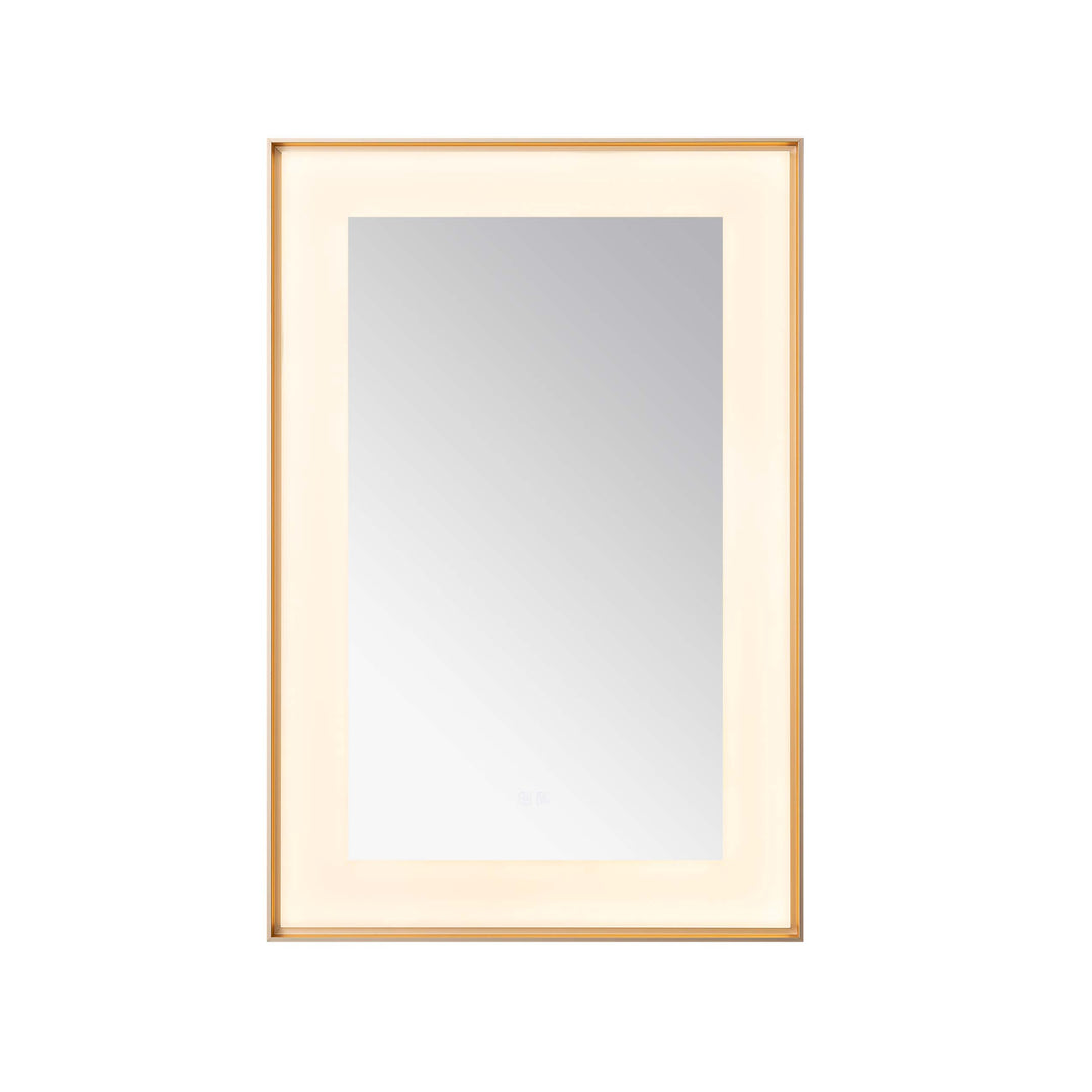 Aquadom Lexington 24"x36" LED Lighted Slim Frame Mirror with Defogger