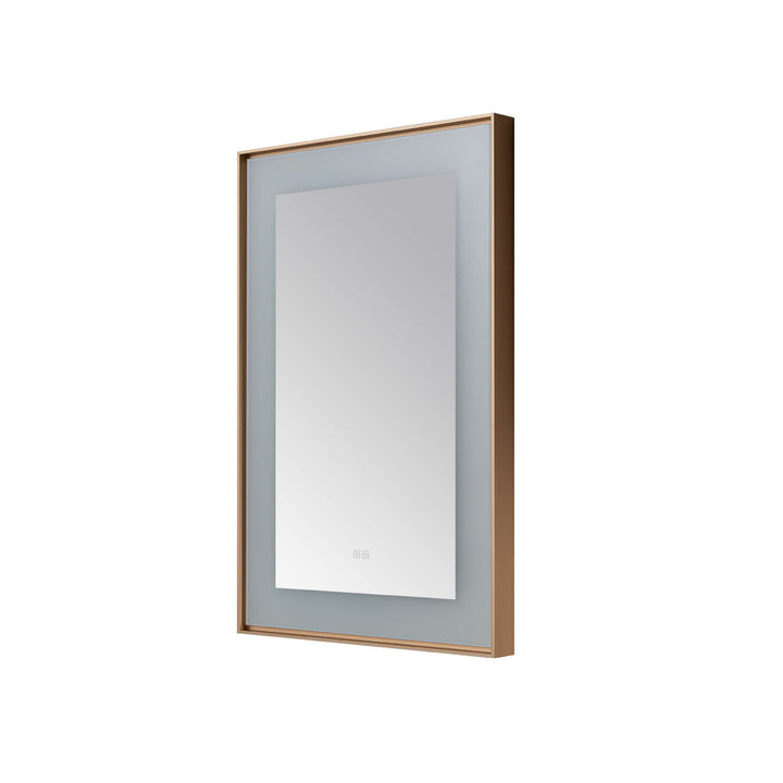 Aquadom Lexington 24"x36" LED Lighted Slim Frame Mirror with Defogger