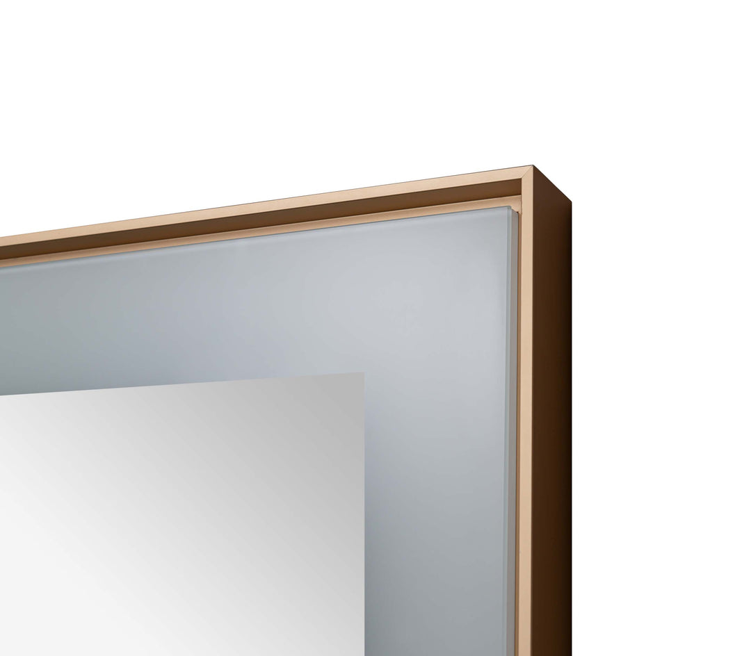 Aquadom Lexington 24"x36" LED Lighted Slim Frame Mirror with Defogger