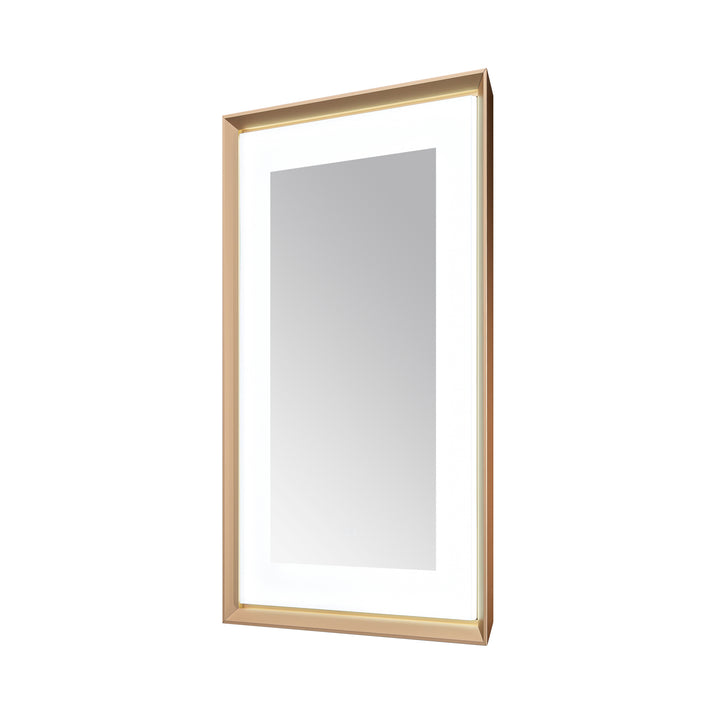 Aquadom Madison 24"x36" LED Lighted Chamfer Frame Mirror with Defogger