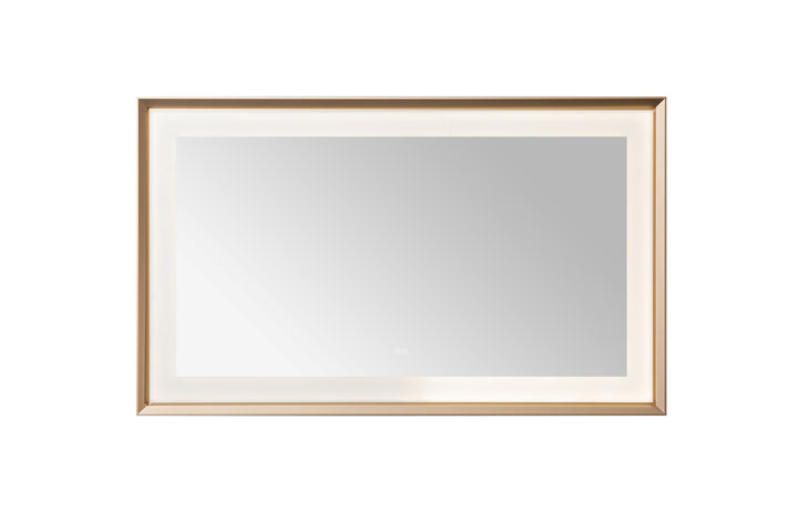 Aquadom Madison 60"x36" LED Lighted Chamfer Frame Mirror with Defogger