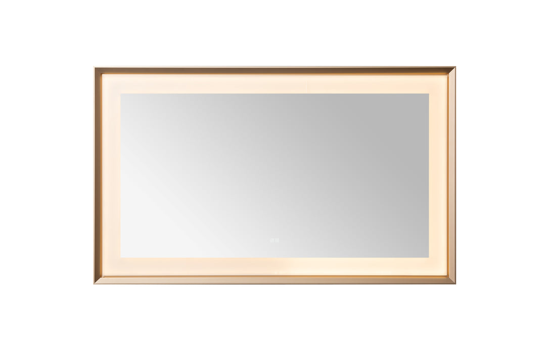 Aquadom Madison 60"x36" LED Lighted Chamfer Frame Mirror with Defogger