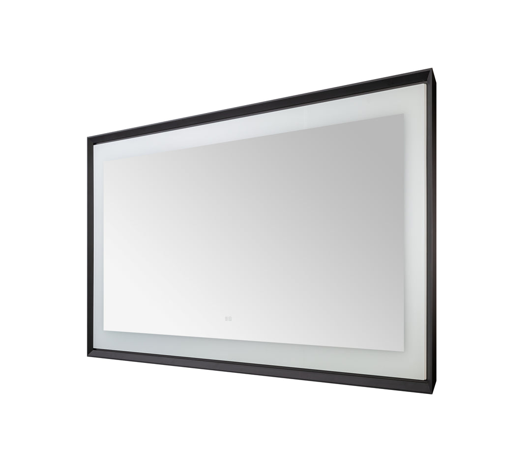 Aquadom Madison 72"x36" LED Lighted Chamfer Frame Mirror with Defogger