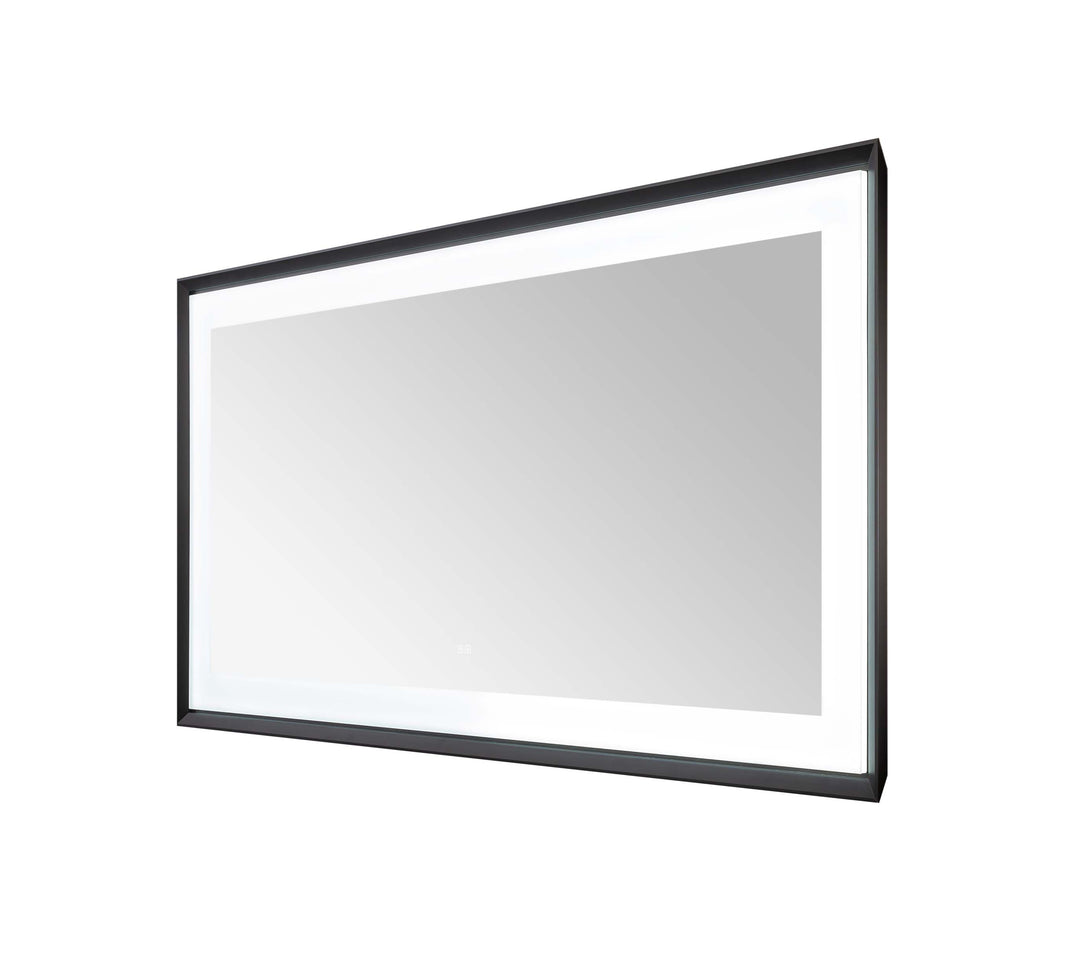 Aquadom Madison 72"x36" LED Lighted Chamfer Frame Mirror with Defogger