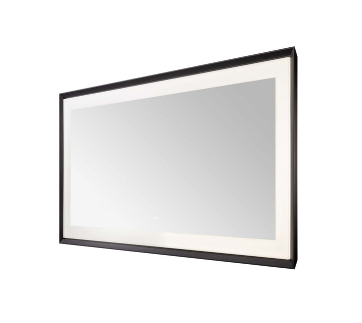 Aquadom Madison 72"x36" LED Lighted Chamfer Frame Mirror with Defogger