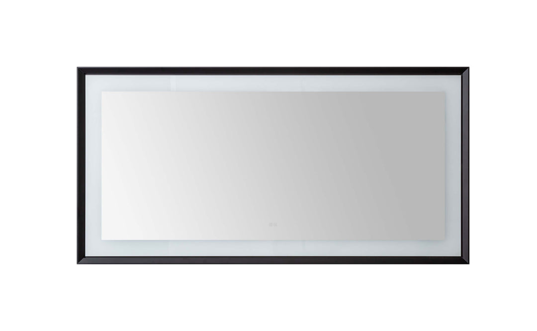 Aquadom Madison 72"x36" LED Lighted Chamfer Frame Mirror with Defogger
