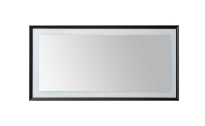 Aquadom Madison 72"x36" LED Lighted Chamfer Frame Mirror with Defogger