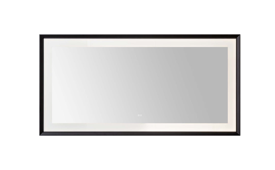 Aquadom Madison 72"x36" LED Lighted Chamfer Frame Mirror with Defogger