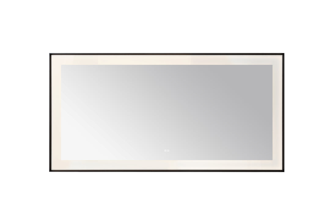 Aquadom Lexington 72"x36" LED Lighted Slim Frame Mirror with Defogger
