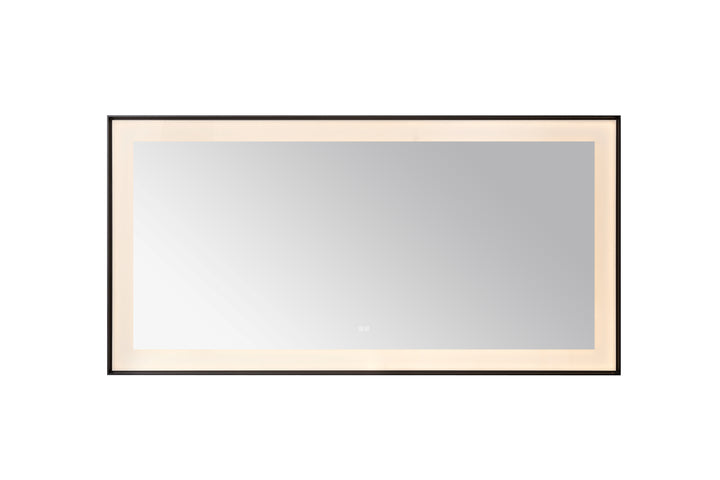 Aquadom Lexington 72"x36" LED Lighted Slim Frame Mirror with Defogger