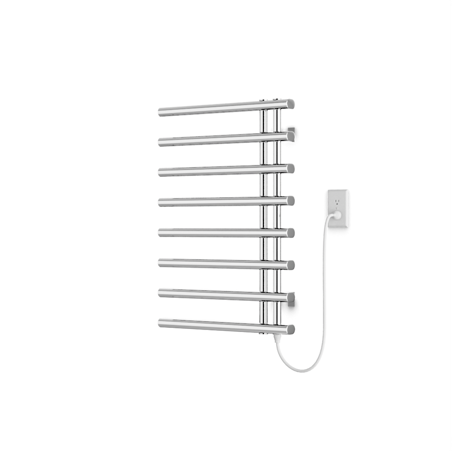 Artos Linx Round ML07550RP Plug-in Towel Dryer with Element on Right - 20"w x 30"h