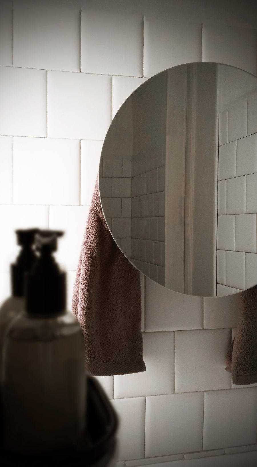 Mg12 Geometrici Round Towel Warmer - 20"W x 20"H