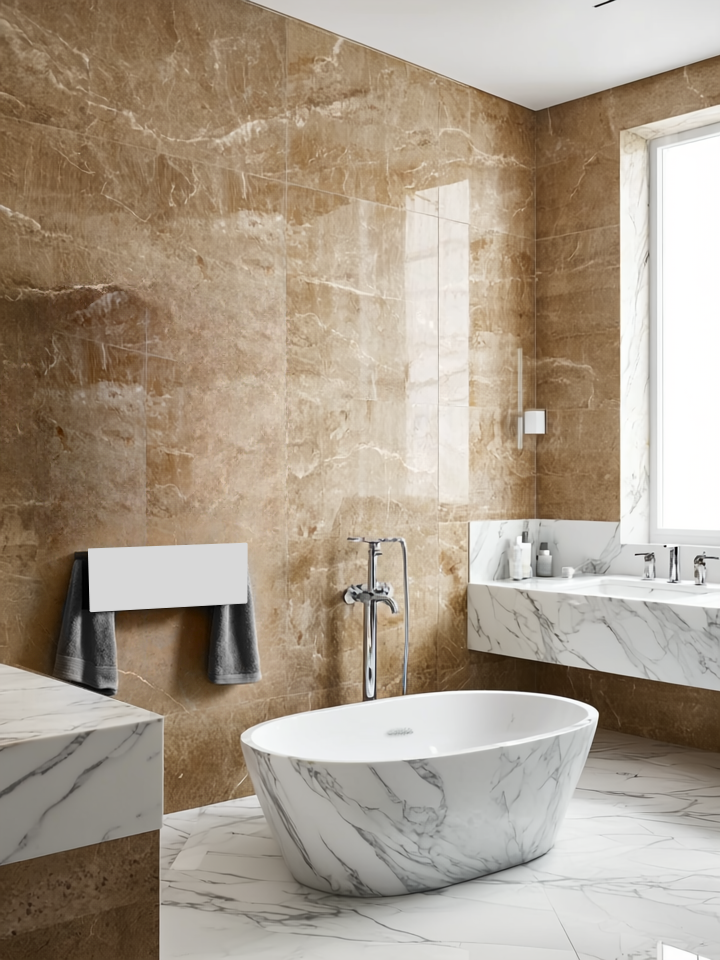 MG 12 Geometrici Mini Slim Towel Warmer  - 19.68"W x 6.69"H