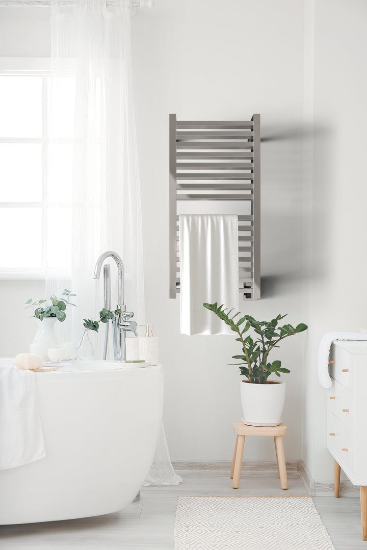 Amba Quadro Q2142 Hardwired Towel Warmer  - 21.25"w x 42.62"h