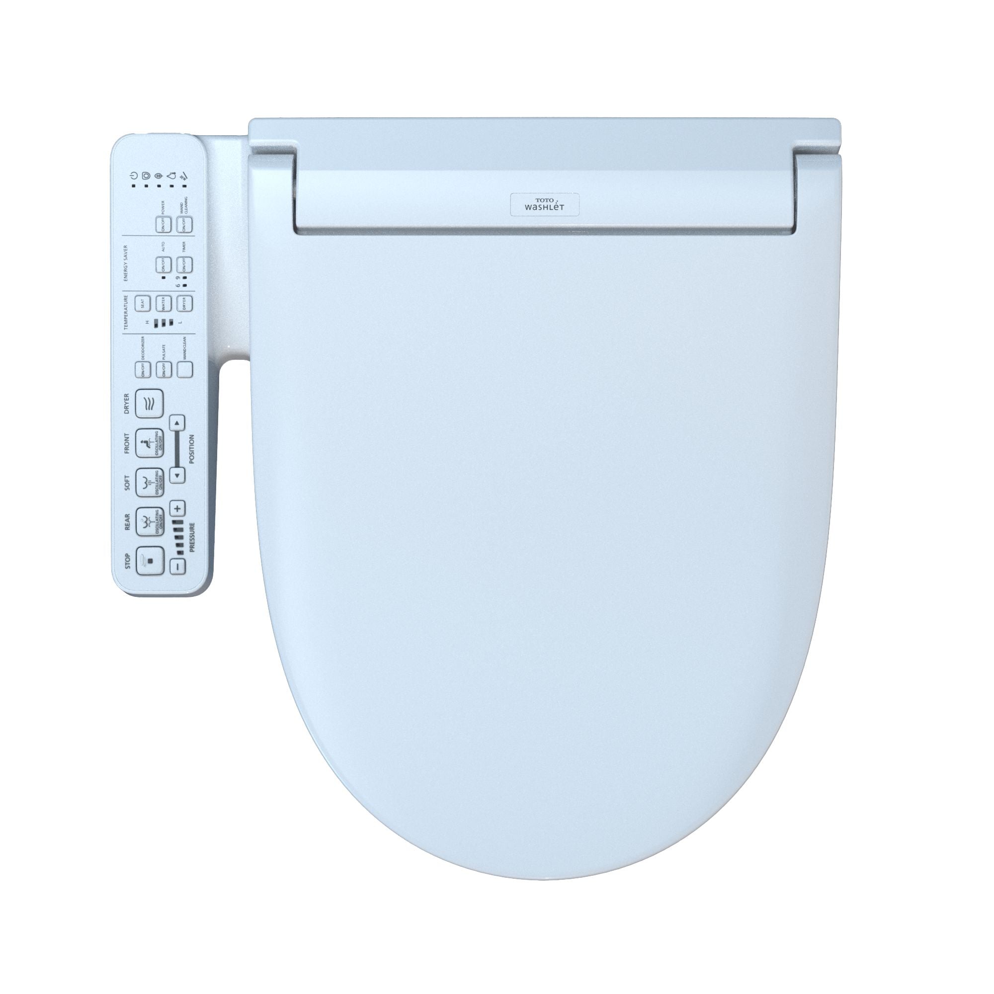Toto C2 WASHLET®+ Ready Electronic Bidet Toilet Seat with PREMIST and EWATER+ Wand Cleaning