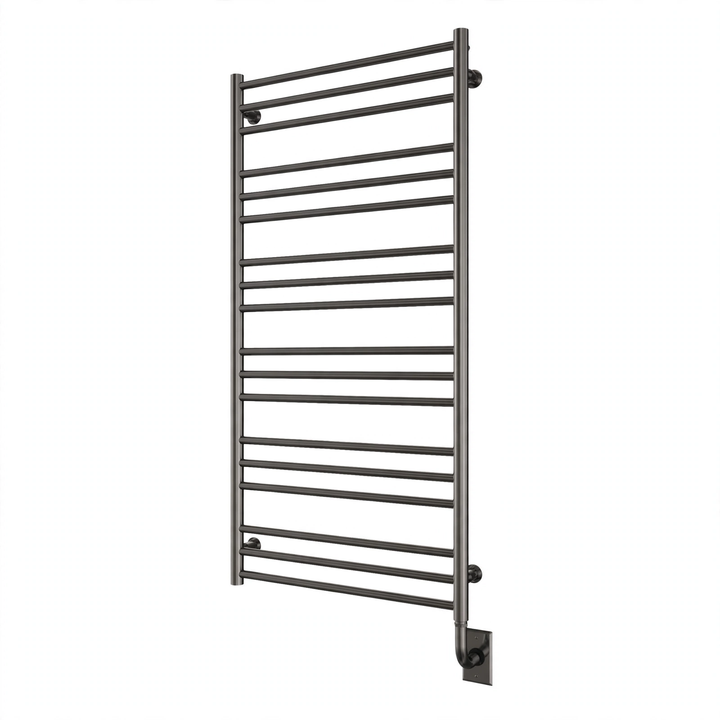Tuzio Sorano Hardwired or Plug-In Towel Warmer (E4402) – 23.5"W x 47.5"H in Gun Metal