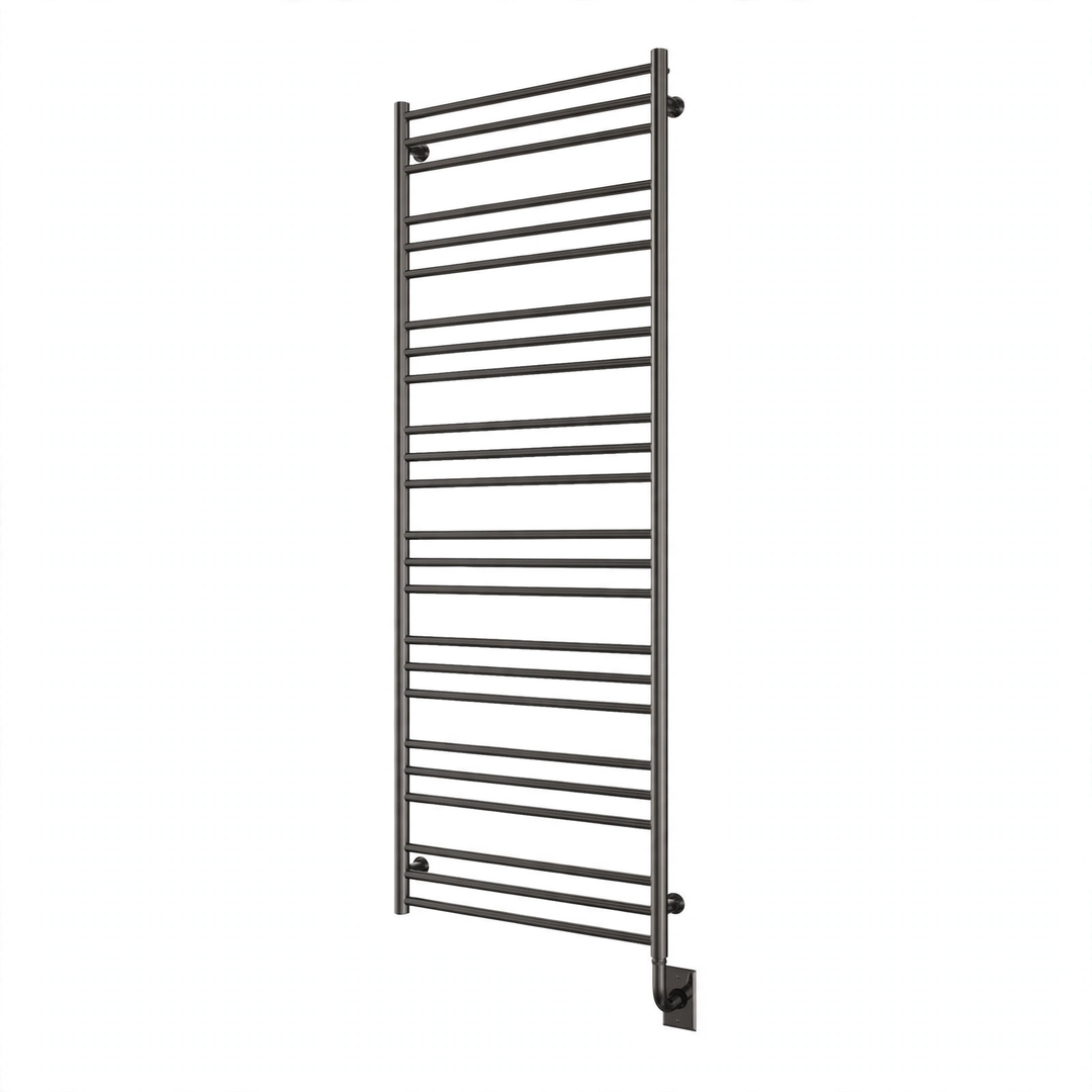 Tuzio Sorano Hardwired or Plug-In Towel Warmer (E4802) – 23.5"W x 64"H in Gun Metal