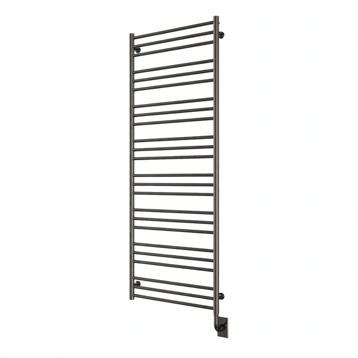 Tuzio Sorano Hardwired or Plug-In Towel Warmer (E4802) – 23.5"W x 64"H in Gun Metal