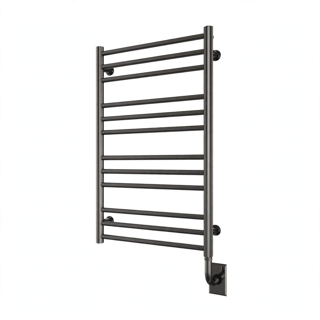 Tuzio Sorano Hardwired or Plug-in Towel Warmer (E4102) - 19.5"w x 31"h in Gun Metal