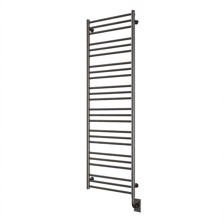 Tuzio Sorano Hardwired or Plug-in Towel Warmer (E4702) - 19.5"w x 64"h in Gun Metal