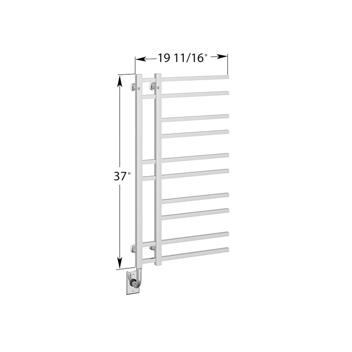 Tuzio Trento Hardwired or plug in Towel Warmer - 19.5"w x 37"h only towel warmers
