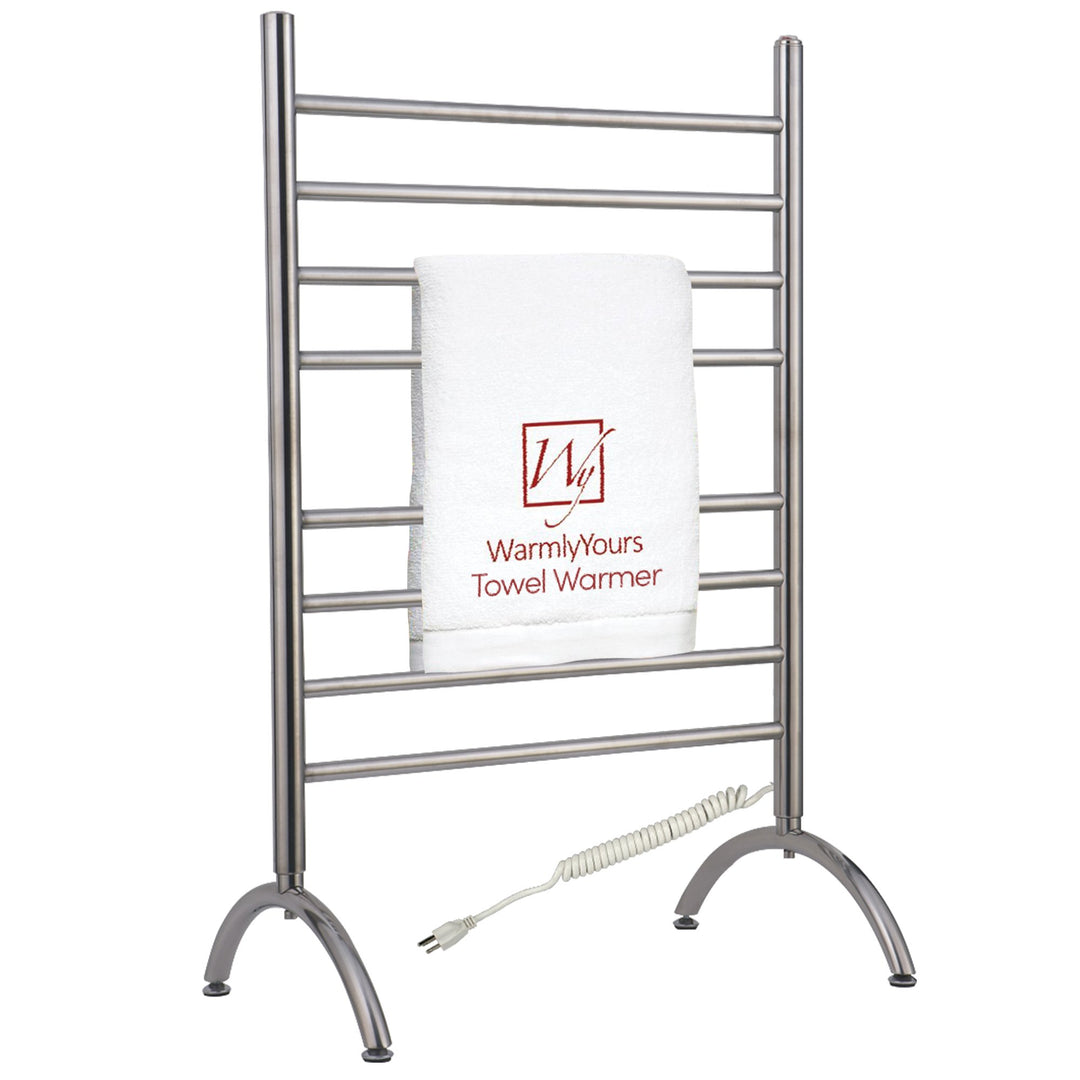 WarmlyYours Barcelona TW-BC-08BS-FS2 Freestanding plug in towel warmer- 24"w x 37"h - only towel warmers