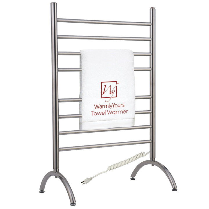 WarmlyYours Barcelona TW-BC-08BS-FS2 Freestanding plug in towel warmer- 24"w x 37"h - only towel warmers