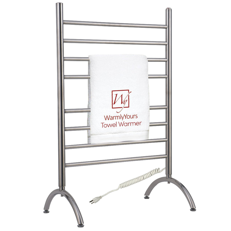 WarmlyYours Barcelona TW-BC-08BS-FS2 Freestanding plug in towel warmer- 24"w x 37"h - only towel warmers