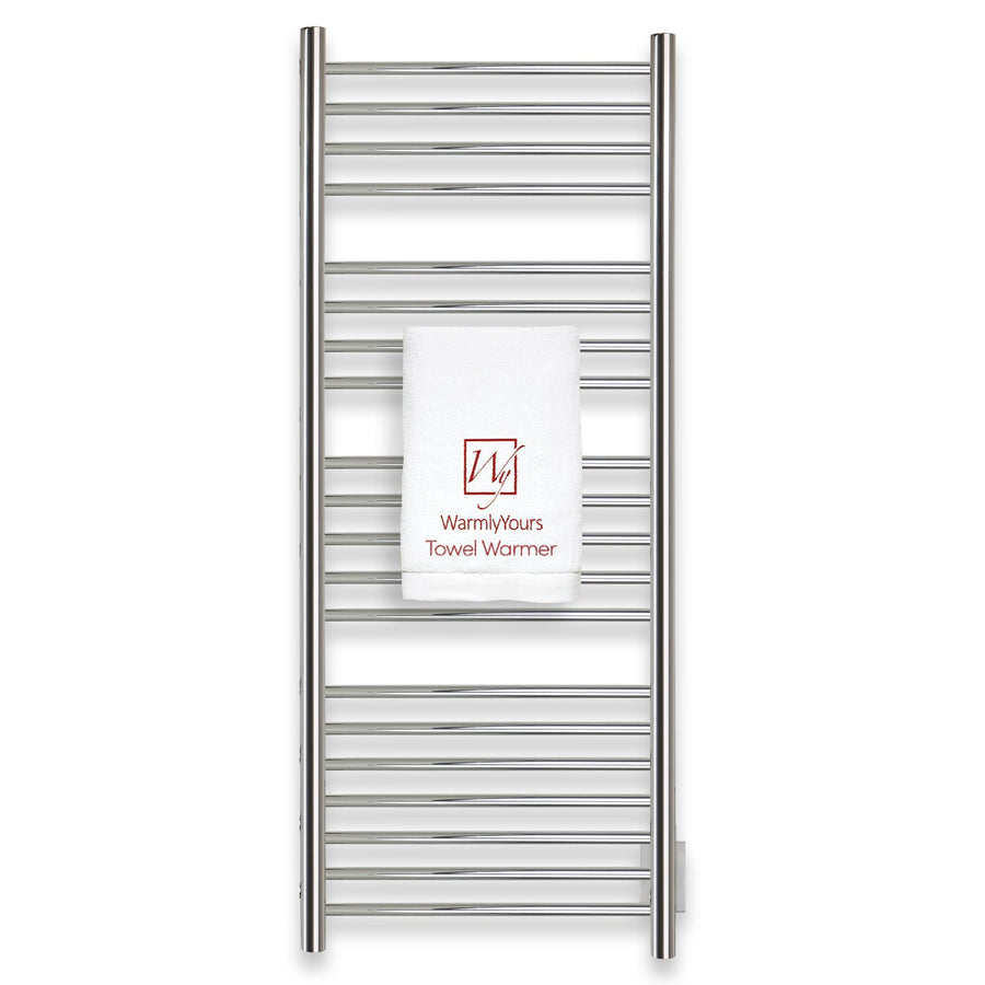 WarmlyYours Bellagio TWS3-BLG20PH Wall Mounted Hardwired Towel Warmer- 20"w x 47.2"h