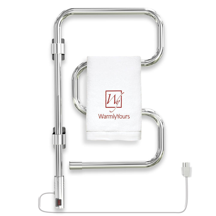WarmlyYours Elements TW-E4PCP 4-bar mounted Towel Warmer - 16.3" x 28.5" only towel warmers