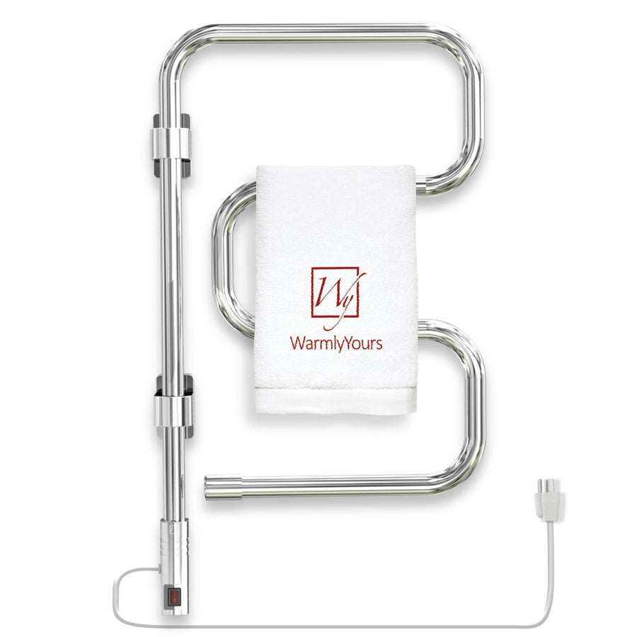 WarmlyYours Elements TW-E4PCP 4-bar mounted Towel Warmer - 16.3" x 28.5" only towel warmers