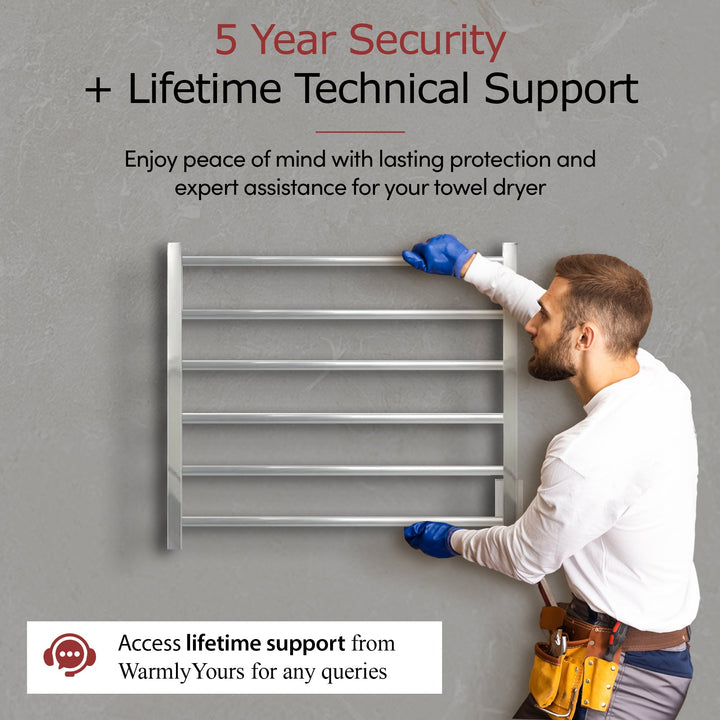 WarmlyYours Elevate Tahoe 06 TWS2-TAH06PH Wall Mounted Towel Warmer - 29.5"w x 26.7"h only towel warmers