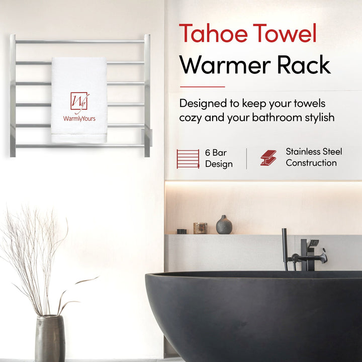 WarmlyYours Elevate Tahoe 06 TWS2-TAH06PH Wall Mounted Towel Warmer - 29.5"w x 26.7"h only towel warmers