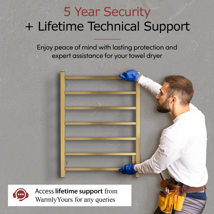 WarmlyYours Elevate Tahoe 07 Hardwired Towel Warmer - 23.6"w x 31.5"h only towel warmers