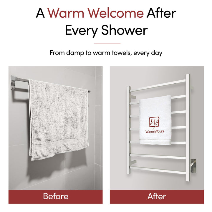 WarmlyYours Elevate Tahoe 07 Hardwired Towel Warmer - 23.6"w x 31.5"h only towel warmers