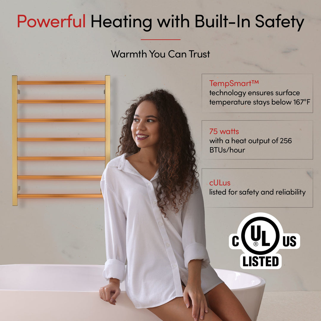 WarmlyYours Elevate Tahoe 07 Hardwired Towel Warmer - 23.6"w x 31.5"h only towel warmers