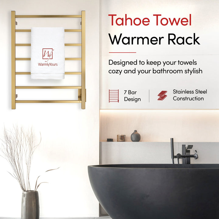 WarmlyYours Elevate Tahoe 07 Hardwired Towel Warmer - 23.6"w x 31.5"h only towel warmers