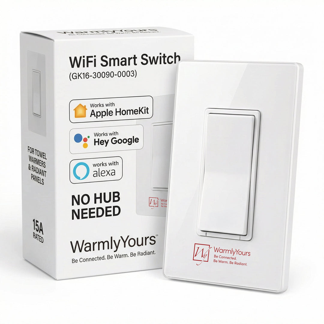 WarmlyYours GK16-30090-0003 Hardwired WiFi Switch - towelwarmers