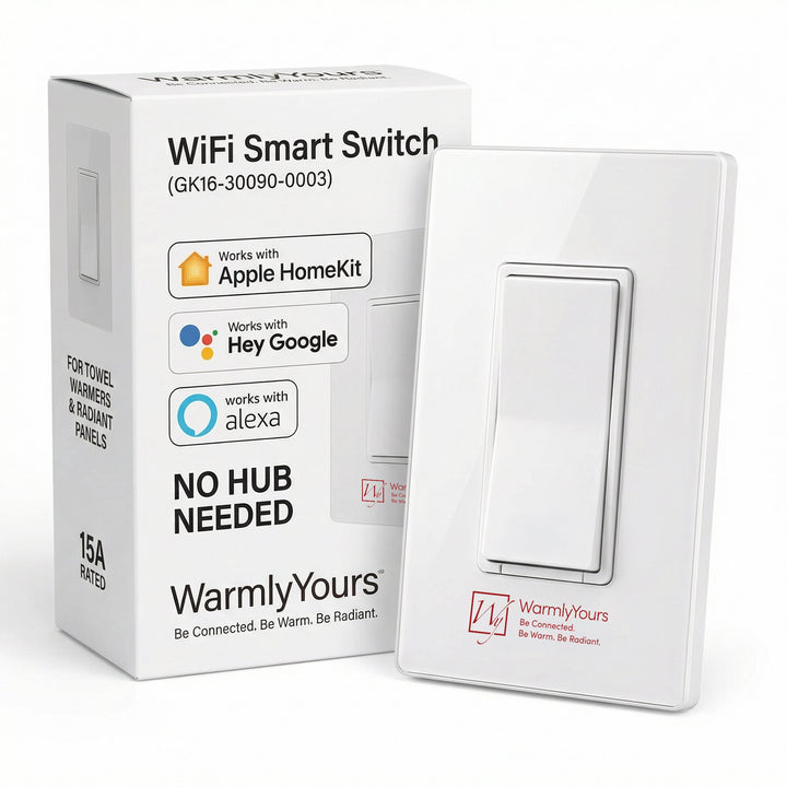 WarmlyYours GK16-30090-0003 Hardwired WiFi Switch - towelwarmers