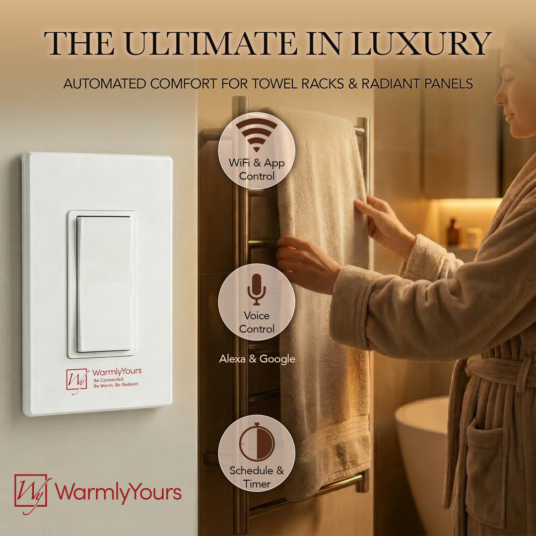 WarmlyYours GK16-30090-0003 Hardwired WiFi Switch - towelwarmers