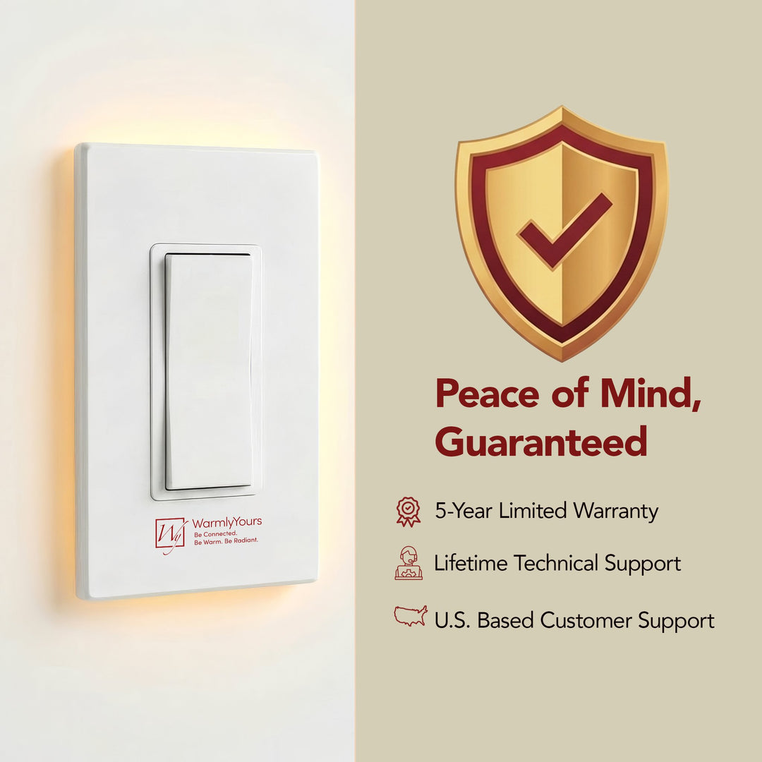 WarmlyYours GK16-30090-0003 Hardwired WiFi Switch - towelwarmers