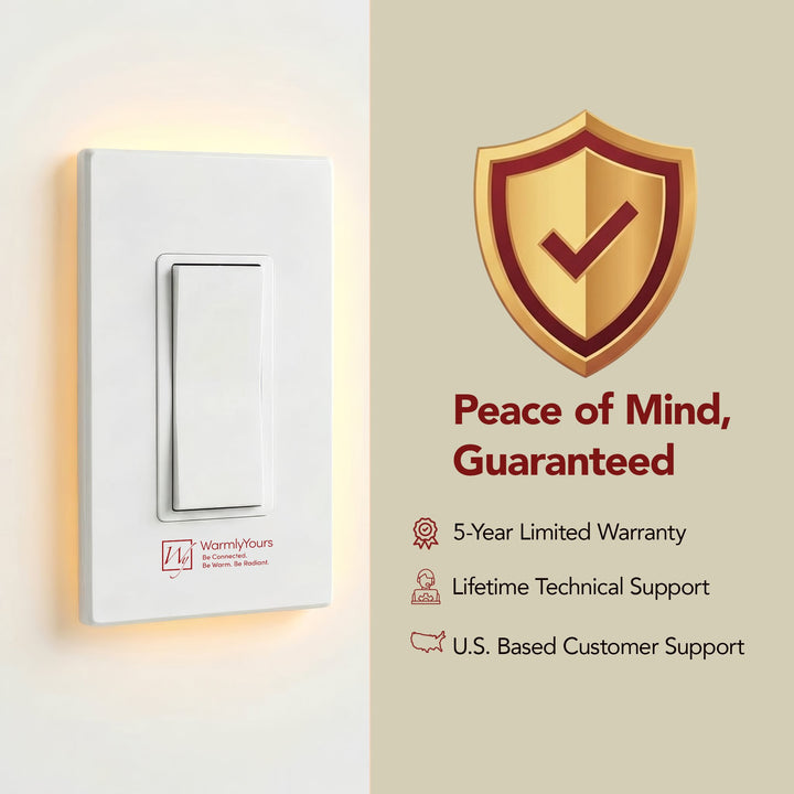 WarmlyYours GK16-30090-0003 Hardwired WiFi Switch - towelwarmers