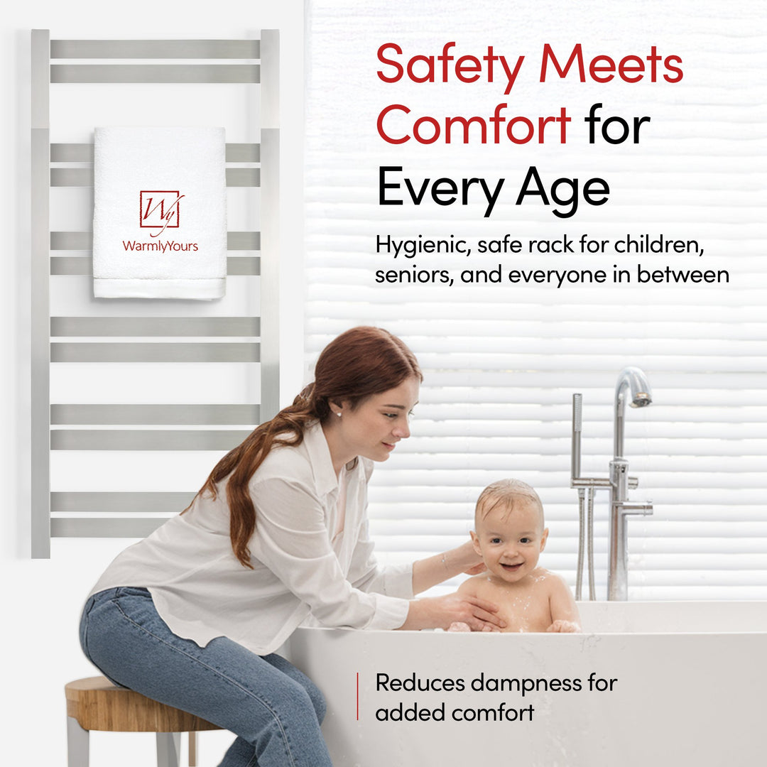 WarmlyYours Grande 12 Hardwired Towel Warmer - 20.5"w x 41"h only towel warmers